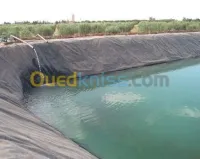 Réalisation Bassins  Géomembrane PEHD