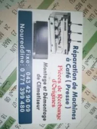 Reparation des machines a café