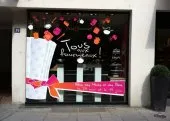 décoration vitrine 