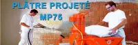 Platre projeté 