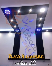 Placo Platre BA13- (8) Tete de lit