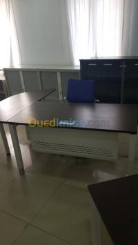 مكاتب-و-أدراج-ensembles-de-bureaux-couleur-noyer-دالي-ابراهيم-الجزائر