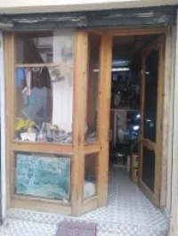 vitrine en bois