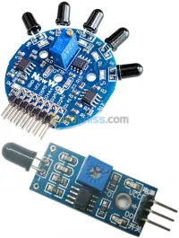 CAPTEUR DE FLAMME 1 ET 5 voies ARDUINO