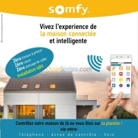 Somfy Domotique Algerie:ZERO travaux,ZERO passage de cable,ZERO casse