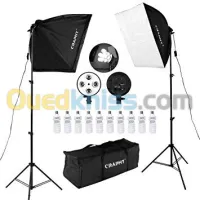 Kit 2 SoftBox de 4 Lampe PROFESSIONNEL