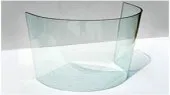 Verre bombé sur mesure