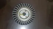 Brosse circulaire fil d'acier trempé 