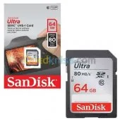 Carte Mémoire SanDisk Ultra pour DSLR