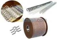 Spirales et crochets Métalliques 