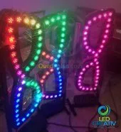 ENSEIGNE A LED ,CADUCEE, LUNETTE