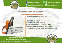 tronconneuse sthil ms181/ms310