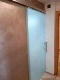 Cabine de douche/ garde corps inox/
