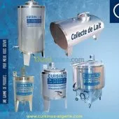 Cuve mélangeur et réfrigérée inox 304