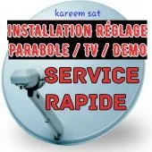 INSTALLATION RÉGLAGE PARABOLE , TV 