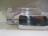 BOITE A INSTRUMENTS EN INOX PERFOREE 250X120X60 MM 