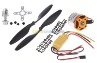 Brushless Motor + 30A ESC + 2xHélices arduino