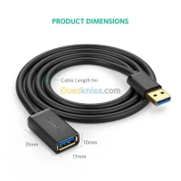 UGREEN Câble d'Extension USB 3.0  5Gbp