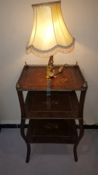 Table Guéridon Napoléan III Marqueteri