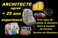 Architecte + de 25 ans expérience