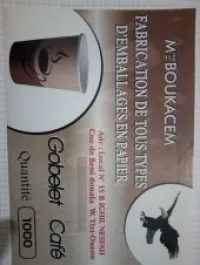 fabrication  de gobelet en papier