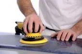 Abrasif pour le corian