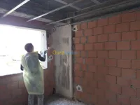 الرش الآلي للجبس