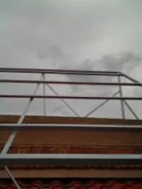 Installation des panneaux solaire.