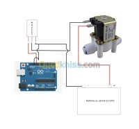 ELECTROVANNE G3/4 12V Arduino 