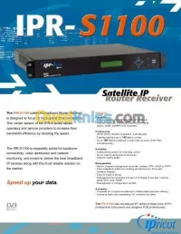 Satellite IP Router Receiver