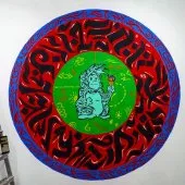 dessin sur mur tageur