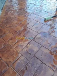 Aménagements extérieur (béton imprimé)