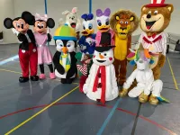 Créateur vente location mascotte déguisement clown 