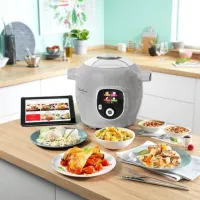 Cookeo MULINEX CE854B10 gris 6L 1600W 6 Programmes 80 Recettes 