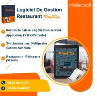 menu max logiciel de  Digitalisation et gestion des Restaurants et Cafés 