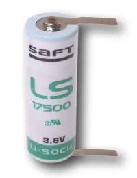Saft LS17500 3.6V Lithium Battery SOUDABLE