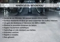 Ponçage de béton 