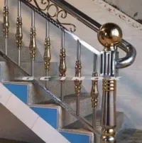 Rampe d'escalier en inox garde corps 