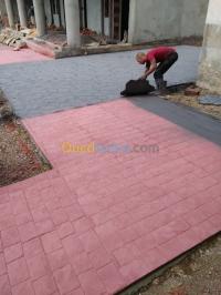 البليدة-الجزائر-بناء-و-أشغال-beton-imprimé