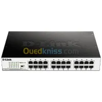 D-LINK DGS-1024D SWITCH 24 PORTS GIGABIT - BOÎTIER MÉTAL - PLUG AND PLAY - HAUTE PERFORMANCE RÉSEAU