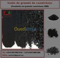 Granulat & poudrette  caoutchouc SBR