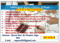 construction-travaux-metreur-verificateur-tous-corps-detat-birkhadem-alger-algerie