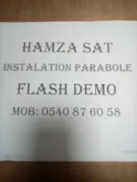 instalation parabol et flash les demo