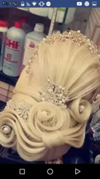Chignon makiage ongleriée