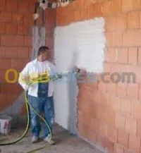 application platre projete 