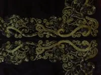 broderie  à la main et machine