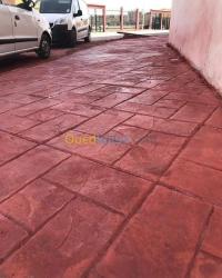 البليدة-بني-تامو-الجزائر-بناء-و-أشغال-béton-imprimé