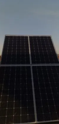 installation des panneaux solaire et 