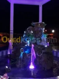 fontaines et des cascades