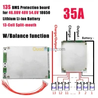 chargeur batterie BMS 13S 48V 35A ARDUINO